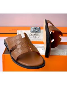 Hermes slide brown