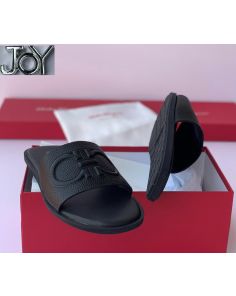 Ferragamo leather slide