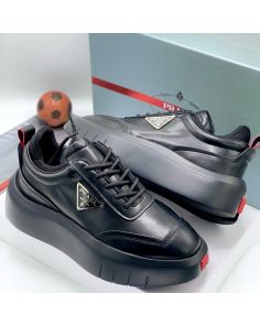 Prada luxury black sneakers