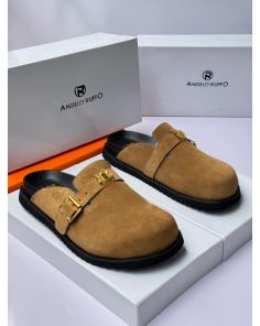 Angelo ruffo brown suede
