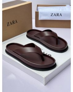 Zara slide brown