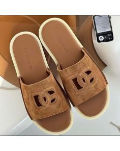D&G brown suede