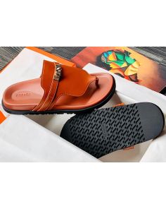 Hermes brown leather