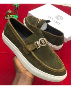 Versace casual white sole