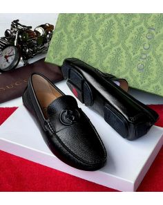 gucci loafers leather