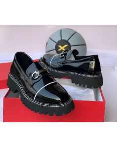 salvatore ferragamo shinny leather