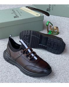 berluti sneakers brown