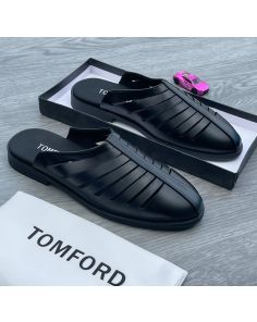 tomford black halfshoe