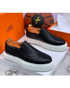 hermes black/white sole