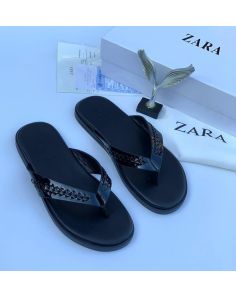 zara slide shinny